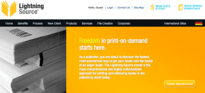 Lightening Source UK website