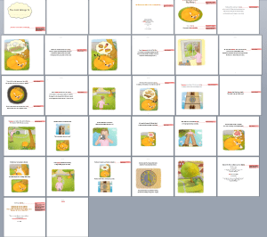 SnapSnapshot view of Ferdinand Fox's Big Sleeplayout using Word & final images