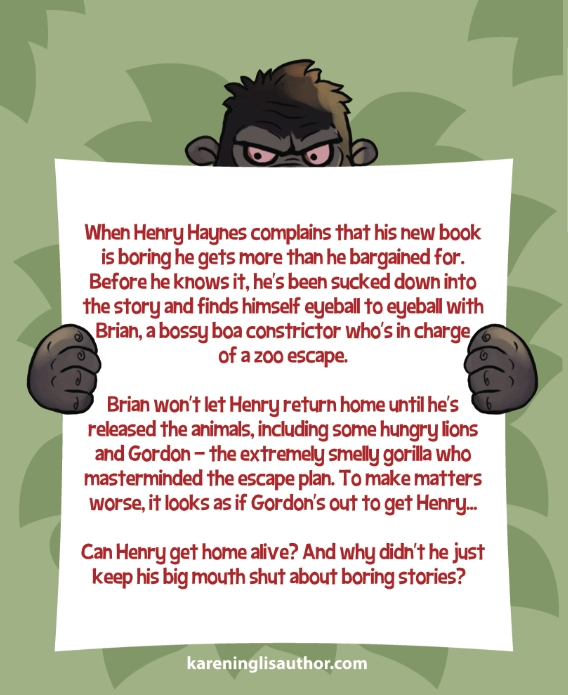 Henry Haynes and The Great Escape back cover image and blurb