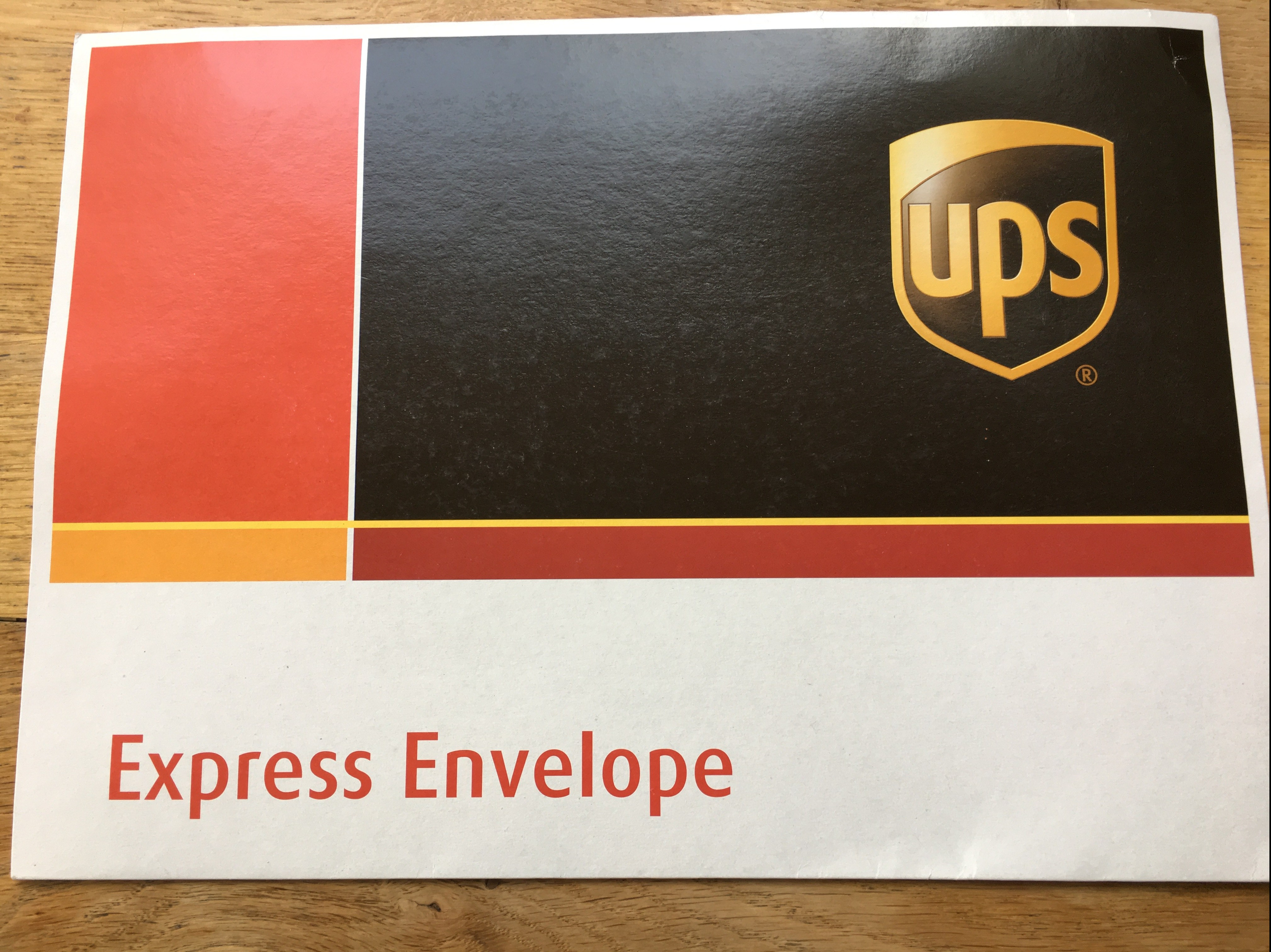 Image of UPS express envelope