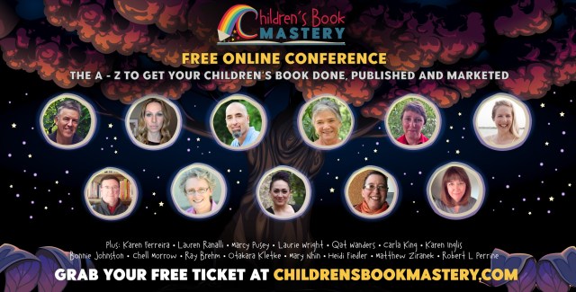 logo and speaker images for the Children's Book Mastery Summit
